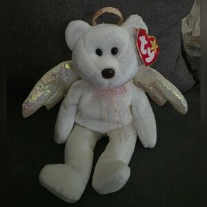 RARE 1990's Halo Beanie Baby With Errors